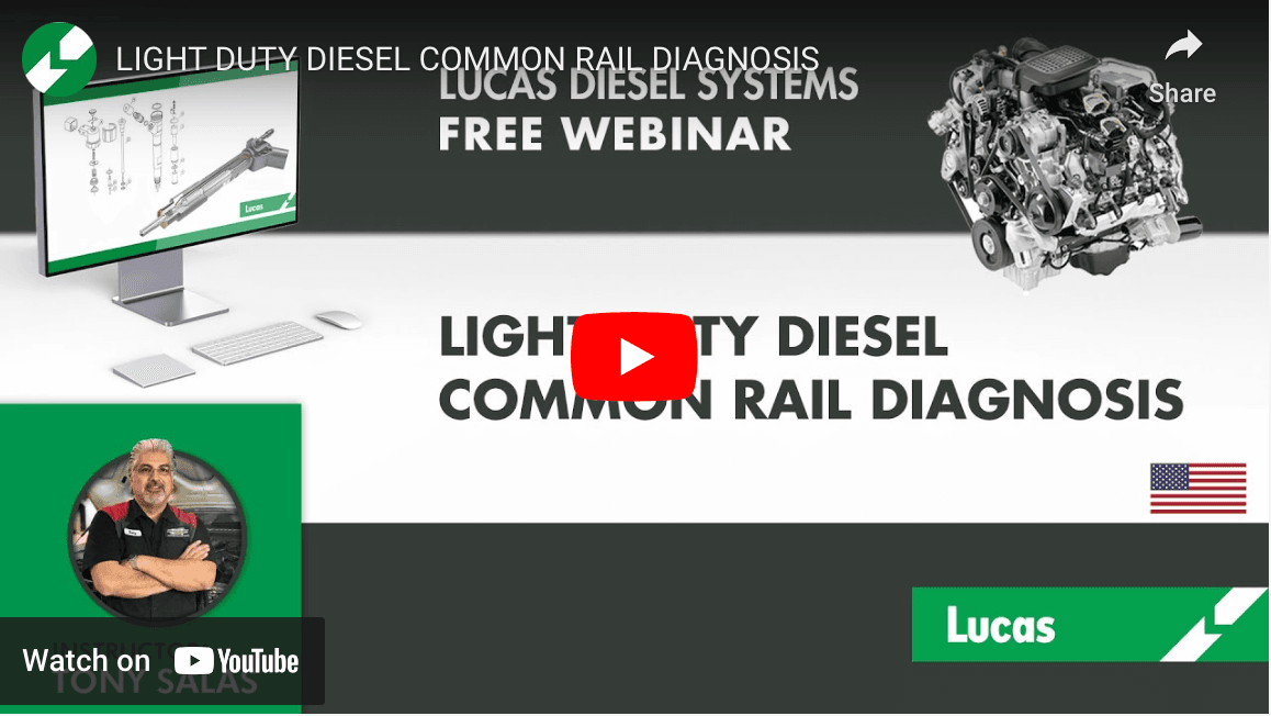 VIDEO | Light Duty Diesel Common Rail diagnosis by LDS. - California Diesel Shop