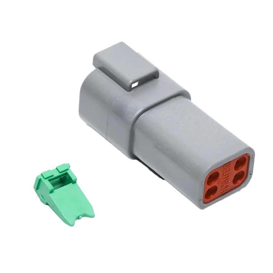 Premium 4-Position Harness Connector for HEUI G2.9 MaxxForce Solenoid ...