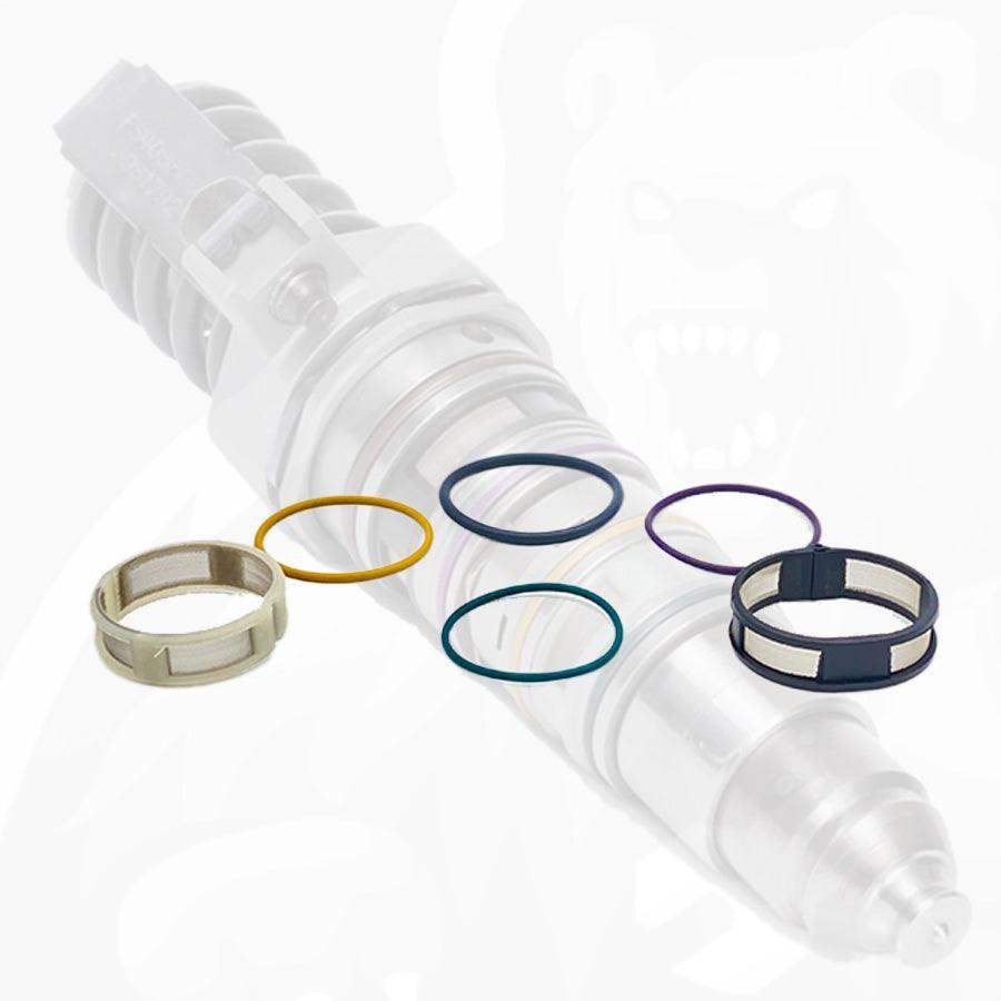 Seal Kit for Cummins® ISX® / QSX® Diesel Fuel Injector *w/Filters - California Diesel Shop