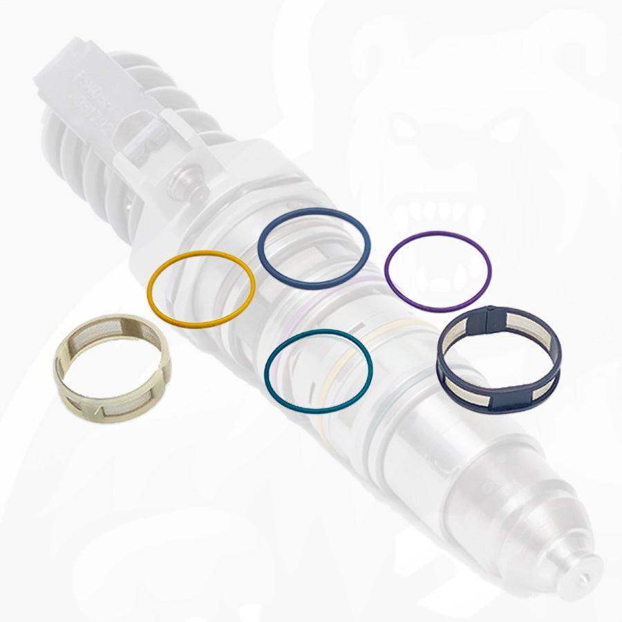 Seal Kit for Cummins® ISX® / QSX® Diesel Fuel Injector *w/Filters - California Diesel Shop