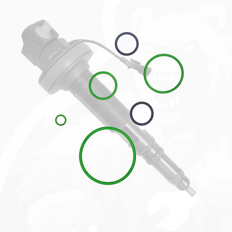 Seal Kit for QSK® - MCRS Type 1 Diesel Fuel Injector *Complete - California Diesel Shop